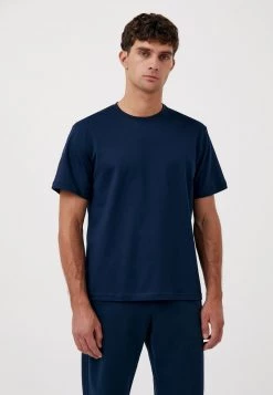 Finn Flare Herren T-Shirt Basic - Dark Blue