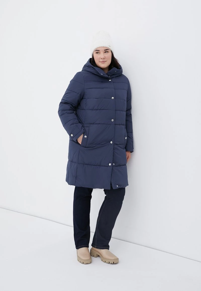 Finn Flare Damen Wintermantel - Dark Blue 4 Finn Flare Damen Wintermantel - Dark Blue – Bild 2