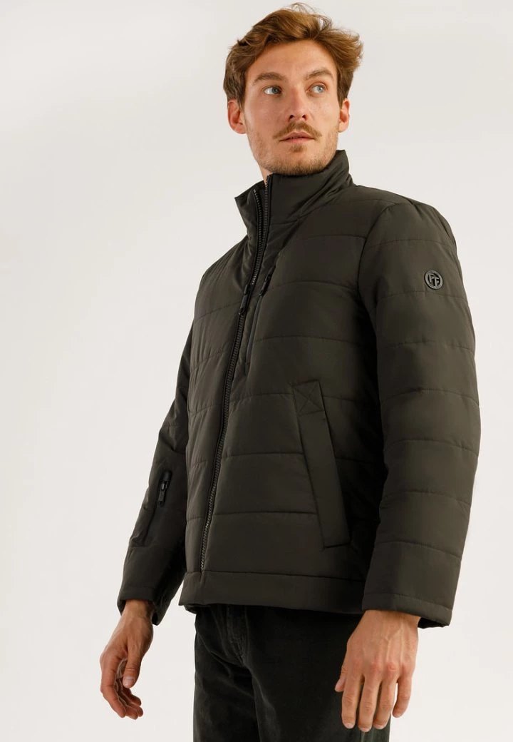 Finn Flare Herren IM MODERNEN LOOK - Winterjacke - Dark Green 6 Finn Flare Herren IM MODERNEN LOOK - Winterjacke - Dark Green – Bild 4