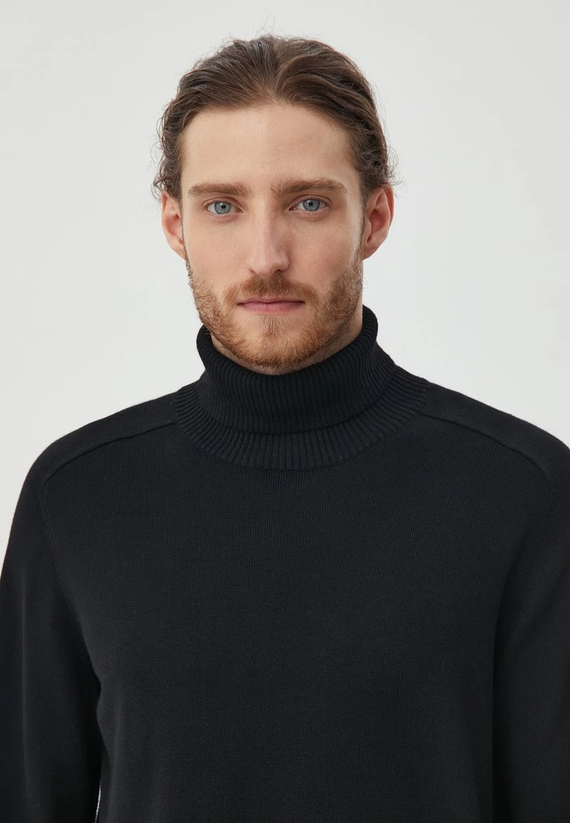 Finn Flare Herren BASIC - Strickpullover - Black 7 Finn Flare Herren BASIC - Strickpullover - Black – Bild 5