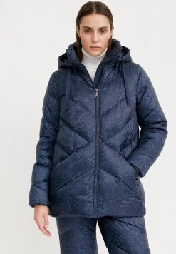 Finn Flare Damen Daunenmantel - Dark Blue