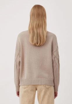 Finn Flare Damen Strickpullover - Beige -Finn Flare Verkaufsladen 92def8bdb6274f868d77f972b0e71c2d