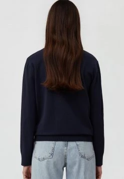 Finn Flare Damen Strickpullover - Dark Blue -Finn Flare Verkaufsladen 92f35443dafd496d879adb6635a02f68