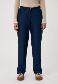 Finn Flare FLARE THERMOHOSE - Stoffhose - Darkblue | Damen