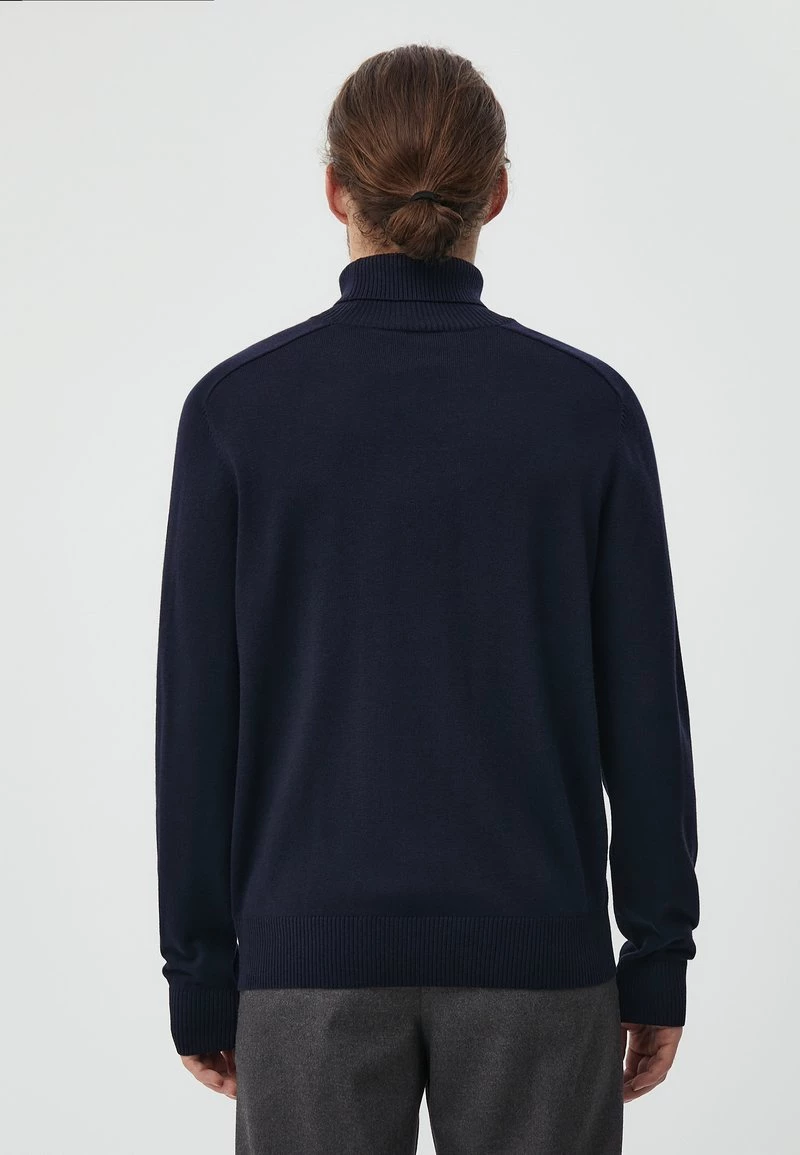 Finn Flare Herren BASIC - Strickpullover - Dark Blue 5 Finn Flare Herren BASIC - Strickpullover - Dark Blue – Bild 3