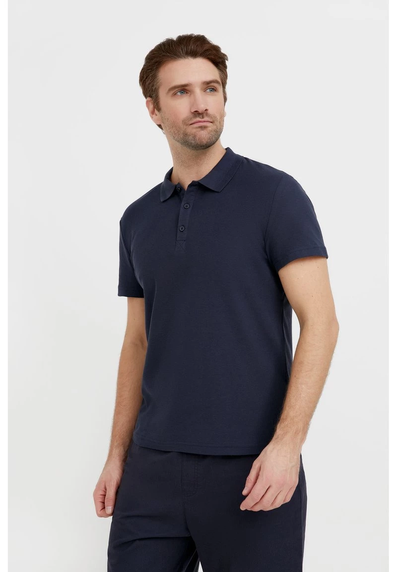 Finn Flare Poloshirt - Dark Blue | Herren 6 Finn Flare Poloshirt - Dark Blue | Herren – Bild 4