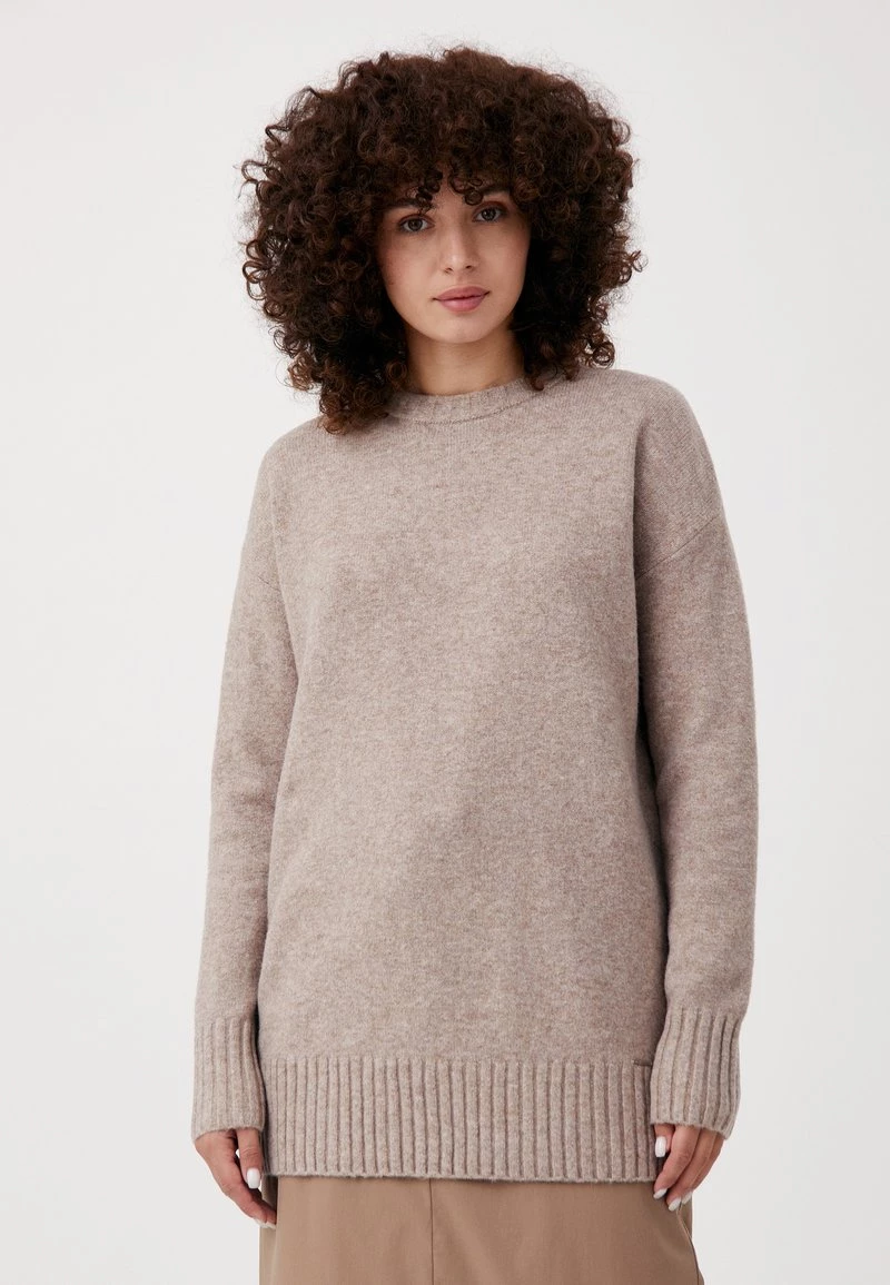 Finn Flare Damen Strickpullover - Light Brown 3 Finn Flare Damen Strickpullover - Light Brown