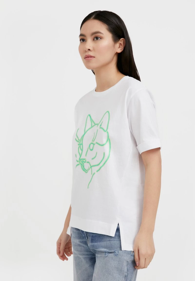 Finn Flare Damen T-Shirt Print - White 6 Finn Flare Damen T-Shirt Print - White – Bild 4