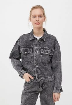 Finn Flare Jeansjacke - Dark Gray Denim | Damen