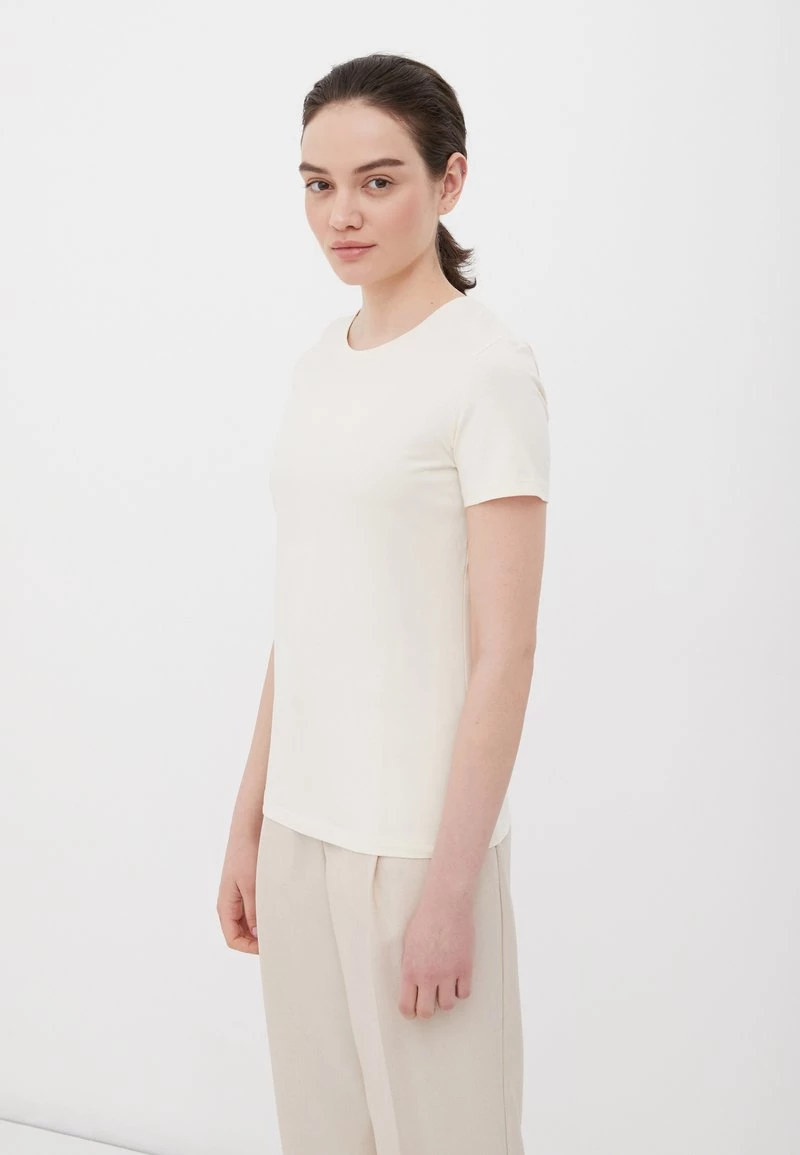 Finn Flare T-Shirt Basic - Beige | Damen 7 Finn Flare T-Shirt Basic - Beige | Damen – Bild 5