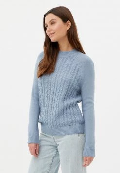 Finn Flare Strickpullover - Light Blue | Damen -Finn Flare Verkaufsladen 9642cd5693e046a5bfe8bfe9ad9265a9