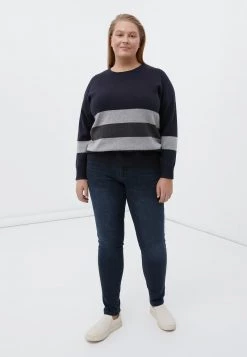 Finn Flare Damen Strickpullover - Dark Blue 8 Finn Flare Damen Strickpullover - Dark Blue -Finn Flare Verkaufsladen 96479b0c80ba4dd5aa6b58947cbe114f