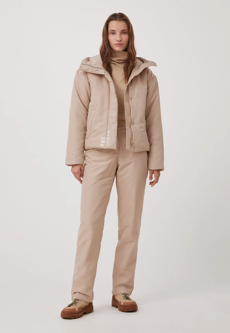 Finn Flare Damen Winterjacke - Beige 4 Finn Flare Damen Winterjacke - Beige – Bild 2