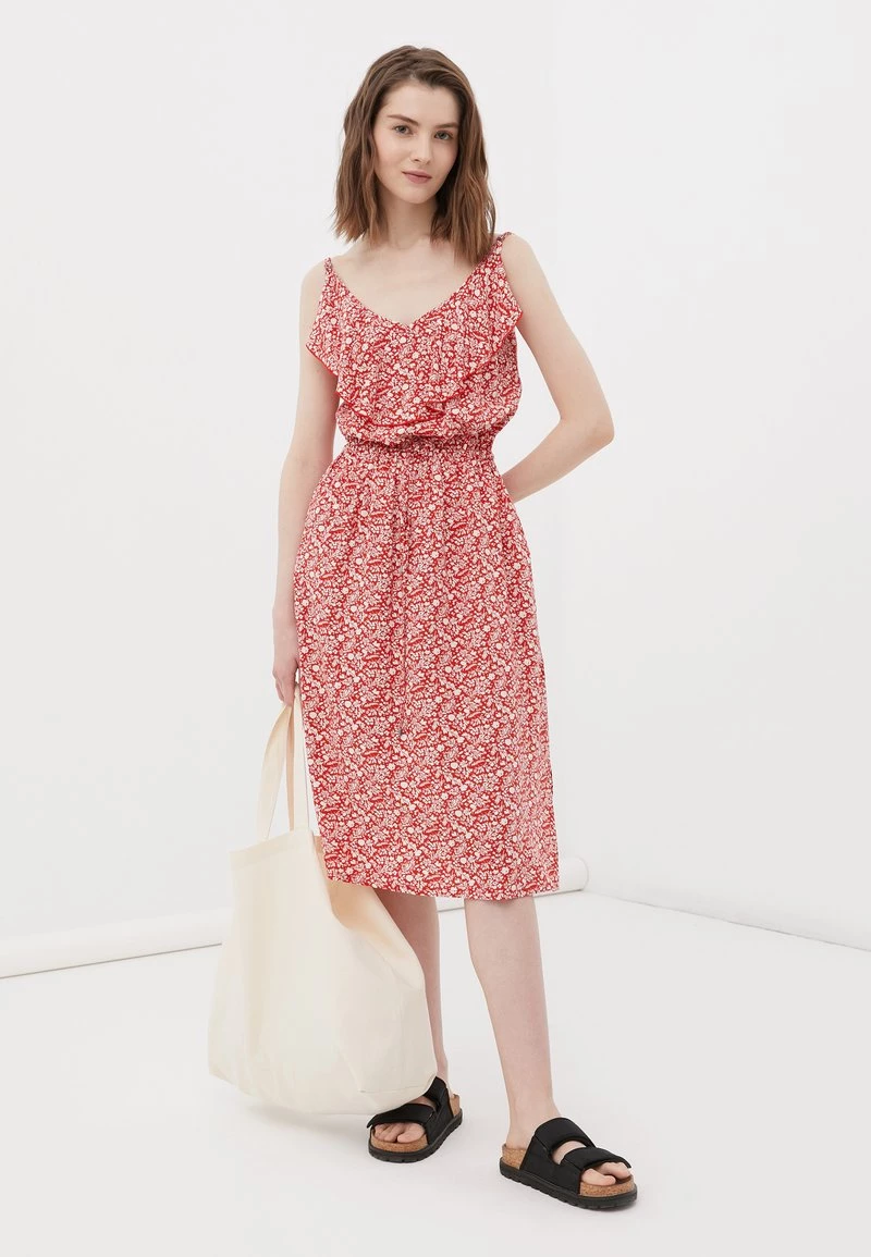 Finn Flare Damen Freizeitkleid - Red 4 Finn Flare Damen Freizeitkleid - Red – Bild 2