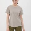 Finn Flare Damen T-Shirt Basic - Light Grey -Finn Flare Verkaufsladen 96b95e21da024fdd9fbb388bc280f64a