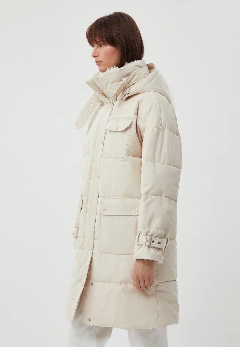 Finn Flare Damen Wintermantel - Beige 7 Finn Flare Damen Wintermantel - Beige – Bild 5