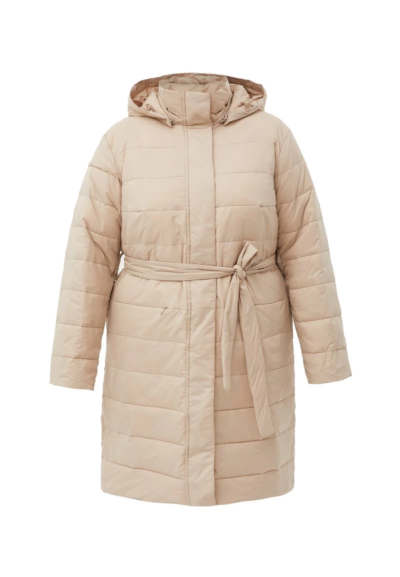 Finn Flare Damen Wintermantel - Beige 4 Finn Flare Damen Wintermantel - Beige – Bild 2