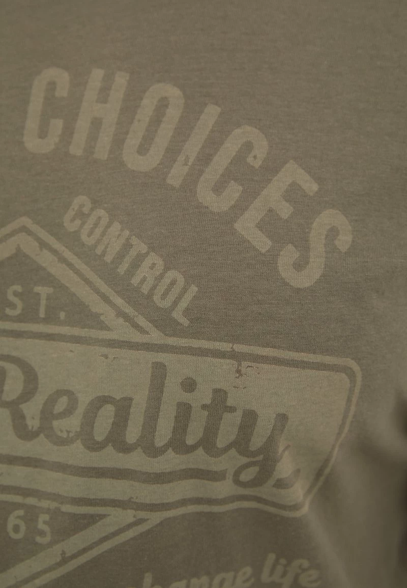 Finn Flare Herren T-Shirt Print - Dark Green 8 Finn Flare Herren T-Shirt Print - Dark Green – Bild 6