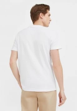Finn Flare Herren T-Shirt Basic - White -Finn Flare Verkaufsladen 97c06a69b27040408f8ef099985294f2