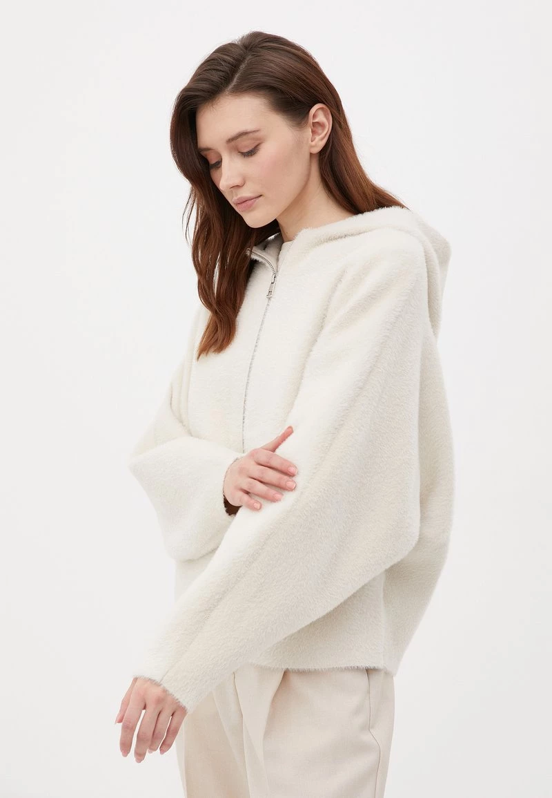 Finn Flare Damen Fleecejacke - Beige 5 Finn Flare Damen Fleecejacke - Beige – Bild 3