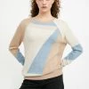 Finn Flare Damen Strickpullover - Beige -Finn Flare Verkaufsladen 98341d6c7b5546149fc25d9209c8bc16