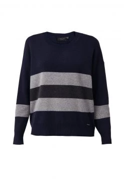 Finn Flare Damen Strickpullover - Dark Blue 15 Finn Flare Damen Strickpullover - Dark Blue -Finn Flare Verkaufsladen 9852228fc6d0492e90fbd5d758b13fbf