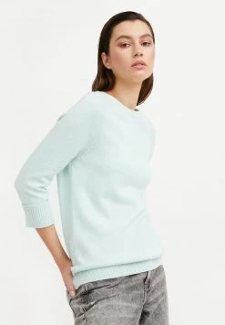 Finn Flare Damen Strickpullover - Green -Finn Flare Verkaufsladen 9864aa9370b549a5a83f853a60e03c70