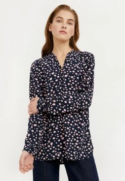 Finn Flare Damen Bluse - Dark Blue