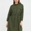 Finn Flare Damen Blusenkleid - Dark Green 1 Finn Flare Damen Blusenkleid - Dark Green -Finn Flare Verkaufsladen 98f0adb39fe243b092c4176a16e58d57