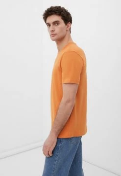 Finn Flare Herren T-Shirt Basic - Brown -Finn Flare Verkaufsladen 9963bff130b94f7d82f1cc1c19d966ce