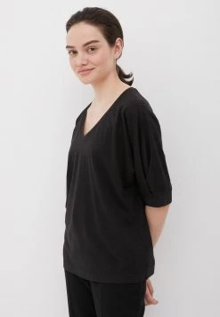 Finn Flare Damen T-Shirt Basic - Black
