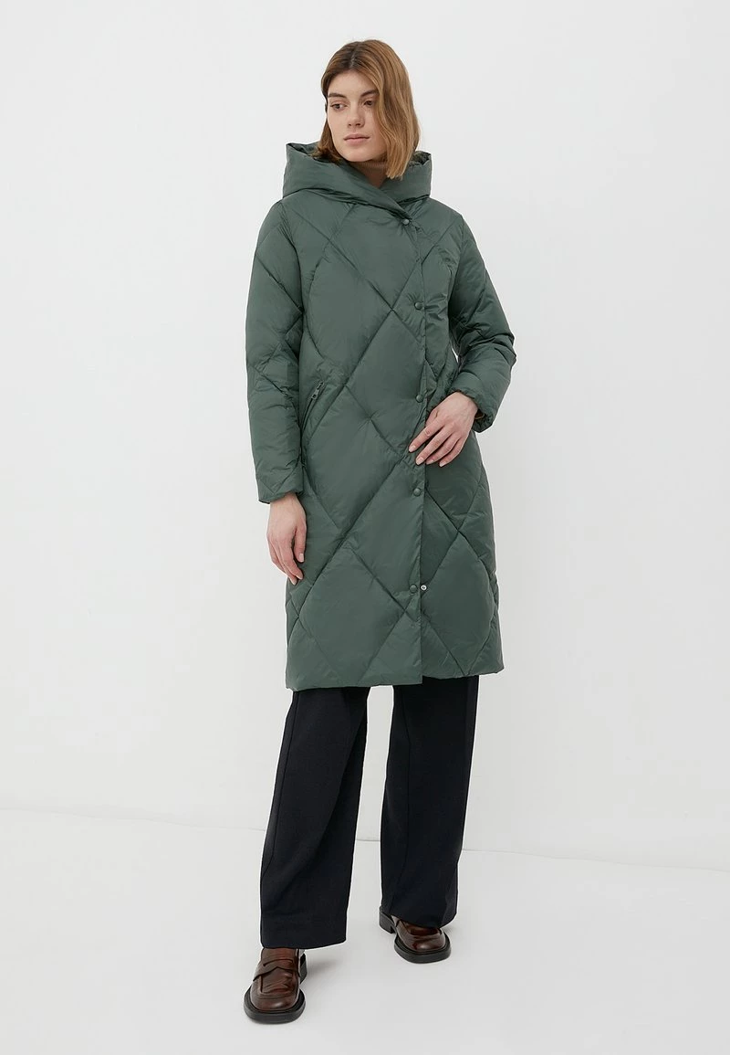 Finn Flare Damen Wintermantel - Dark Green 4 Finn Flare Damen Wintermantel - Dark Green – Bild 2