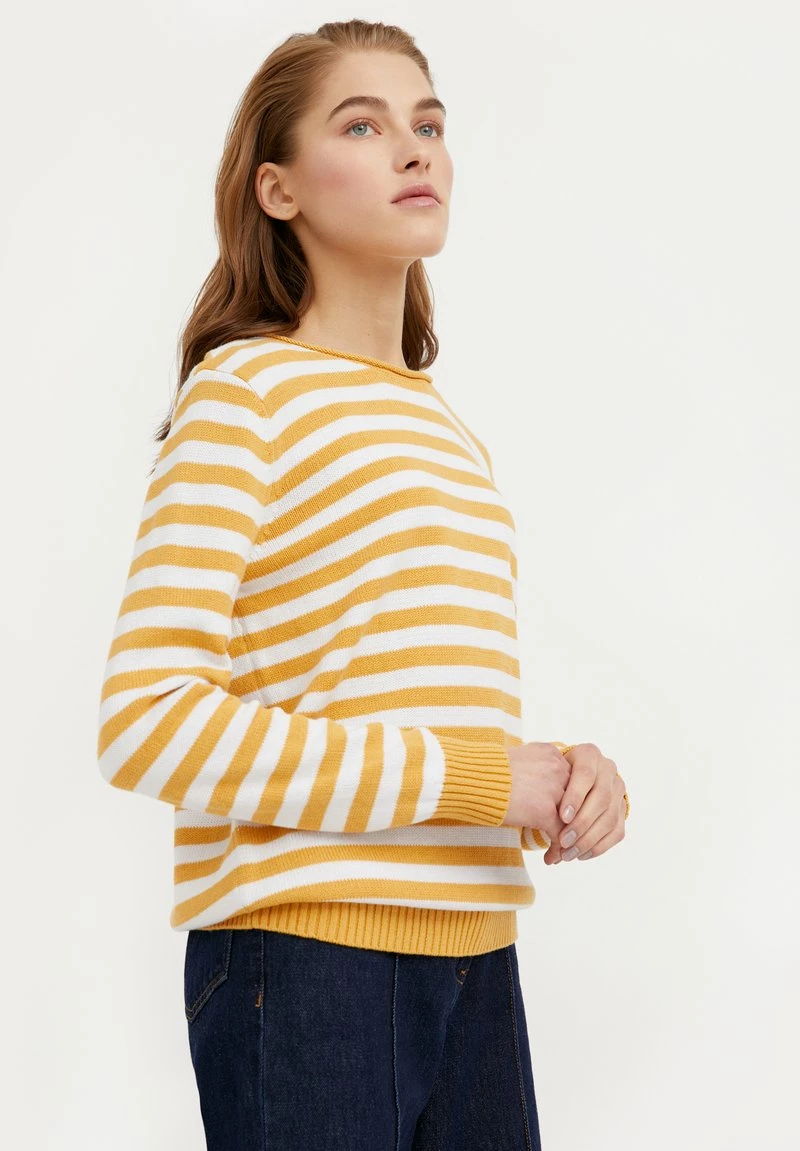 Finn Flare Damen Strickpullover - Yellow 6 Finn Flare Damen Strickpullover - Yellow – Bild 4