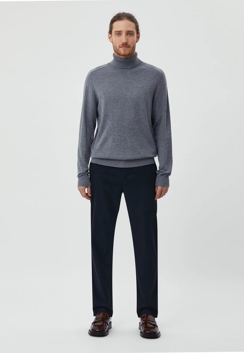 Finn Flare Herren BASIC - Strickpullover - Dark Grey 4 Finn Flare Herren BASIC - Strickpullover - Dark Grey – Bild 2