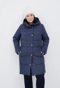 Finn Flare Damen Wintermantel - Dark Blue