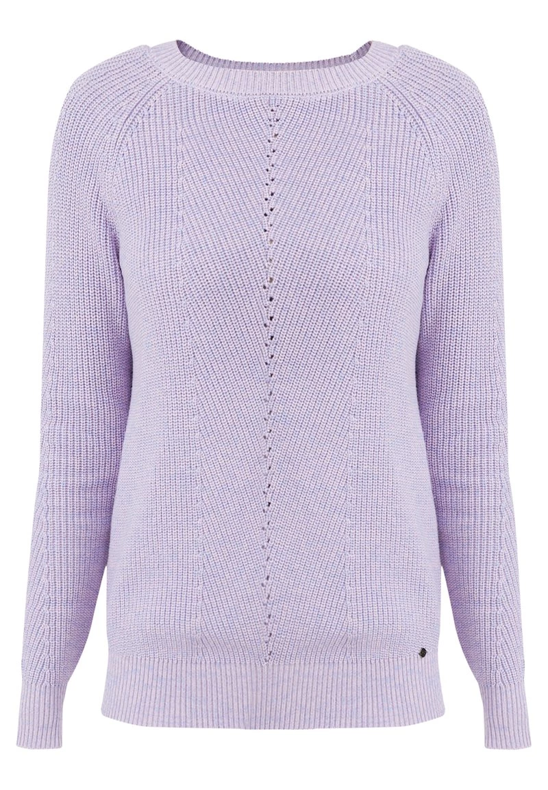 Finn Flare Damen Strickpullover - Lilac 8 Finn Flare Damen Strickpullover - Lilac – Bild 6