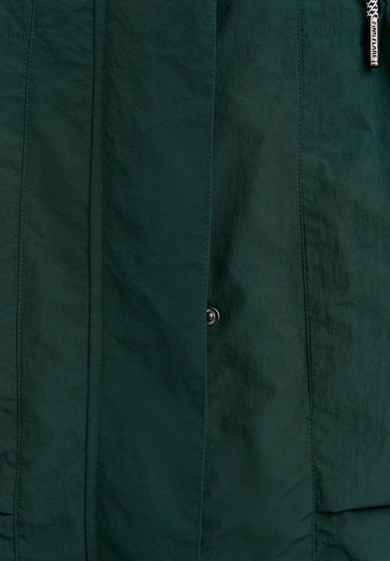 Finn Flare Damen Regenjacke / Wasserabweisende Jacke - Dark Green 10 Finn Flare Damen Regenjacke / Wasserabweisende Jacke - Dark Green – Bild 8