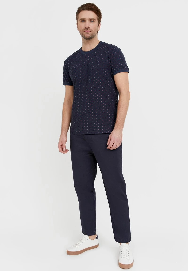 Finn Flare T-Shirt Print - Dark Blue | Herren 4 Finn Flare T-Shirt Print - Dark Blue | Herren – Bild 2