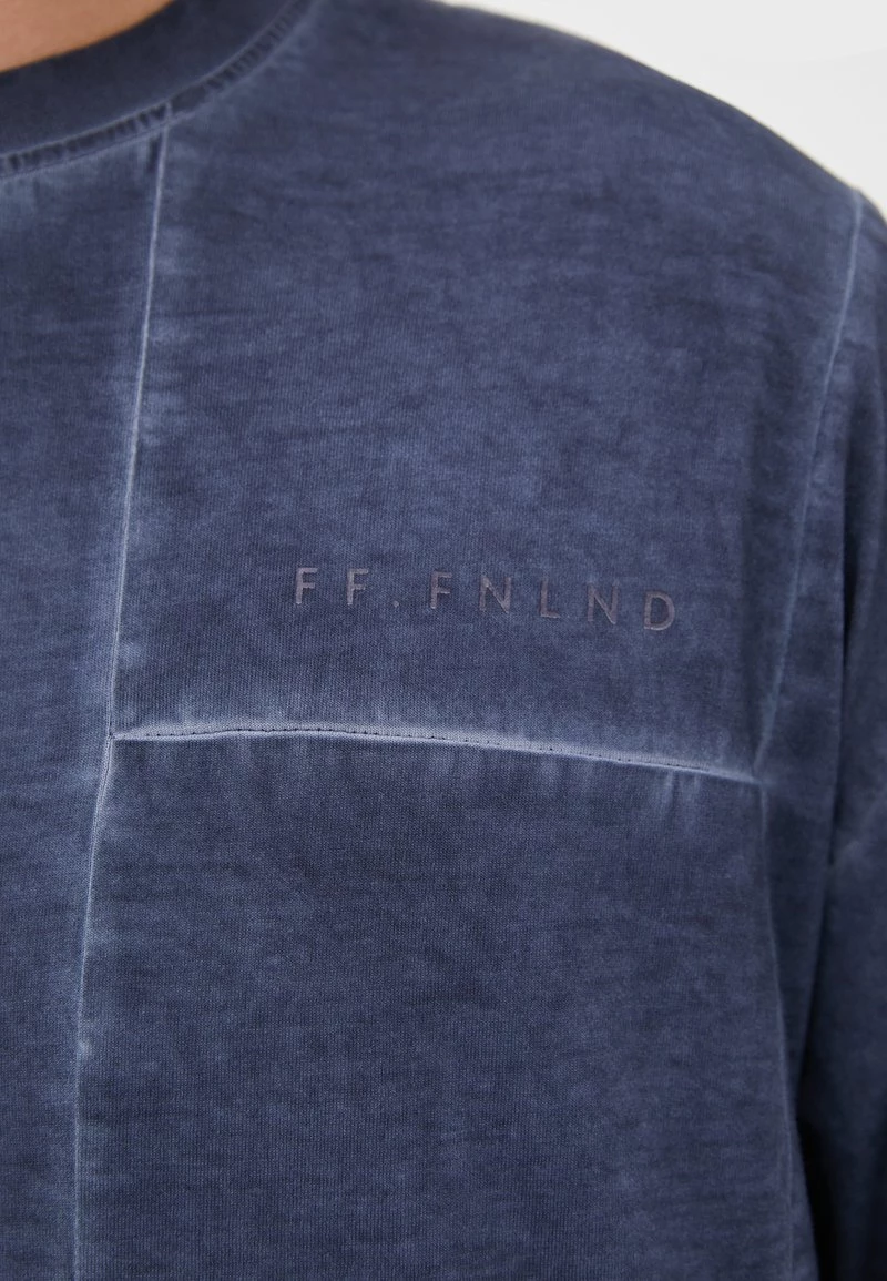 Finn Flare Herren T-Shirt Print - Dark Blue 6 Finn Flare Herren T-Shirt Print - Dark Blue – Bild 4