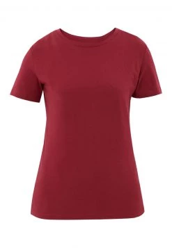 Finn Flare Damen T-Shirt Basic - Dark Red 13 Finn Flare Damen T-Shirt Basic - Dark Red -Finn Flare Verkaufsladen 9c7f631febb74f98b35684a30def905f
