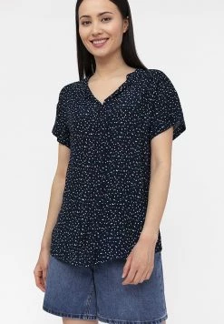 Finn Flare Damen MIT ALLOVERPRINT - Bluse - Cosmic Blue