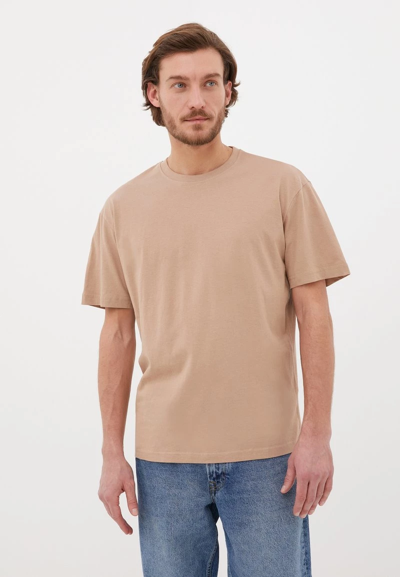 Finn Flare T-Shirt Basic - Beige | Herren 3 Finn Flare T-Shirt Basic - Beige | Herren