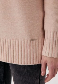 Finn Flare Damen Strickpullover - Pale Pink -Finn Flare Verkaufsladen 9ddb7fae12344c64b6269658076a4b6e
