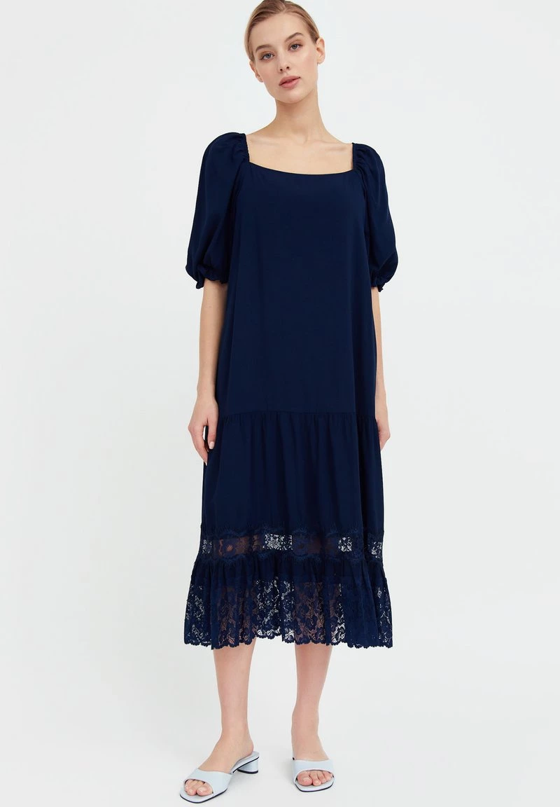 Finn Flare Damen Freizeitkleid - Dark Blue 3 Finn Flare Damen Freizeitkleid - Dark Blue