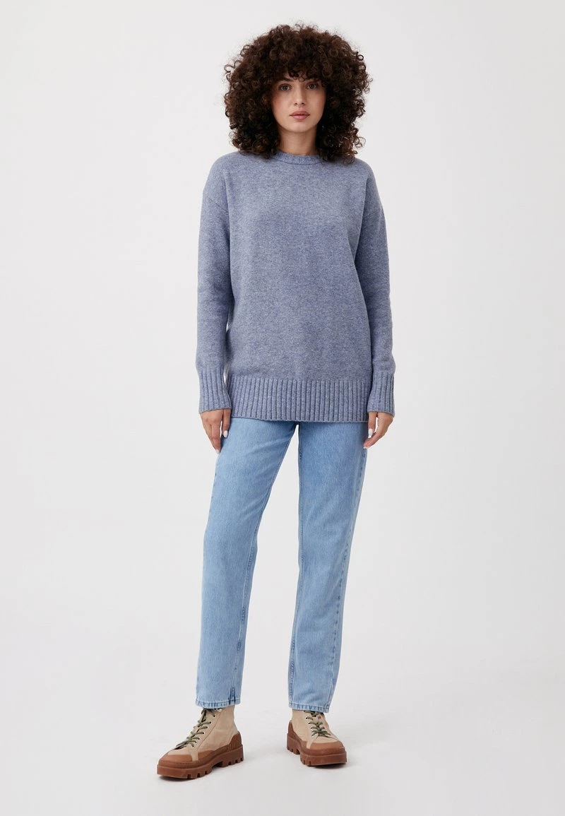 Finn Flare Damen Strickpullover - Grey Blue 4 Finn Flare Damen Strickpullover - Grey Blue – Bild 2