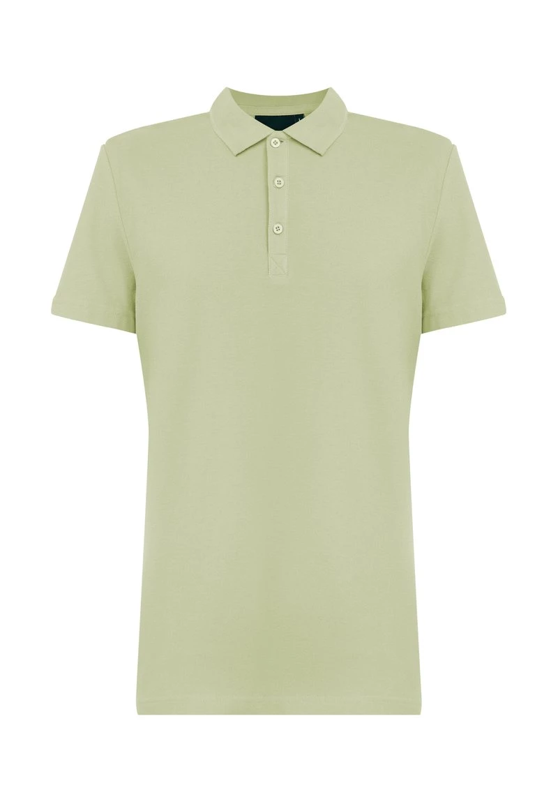 Finn Flare Herren Poloshirt - Light Green 9 Finn Flare Herren Poloshirt - Light Green – Bild 7