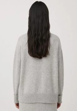 Finn Flare Damen Strickpullover - Grey-blue -Finn Flare Verkaufsladen 9ef9d60343244c4da06c508fe0e95dc6