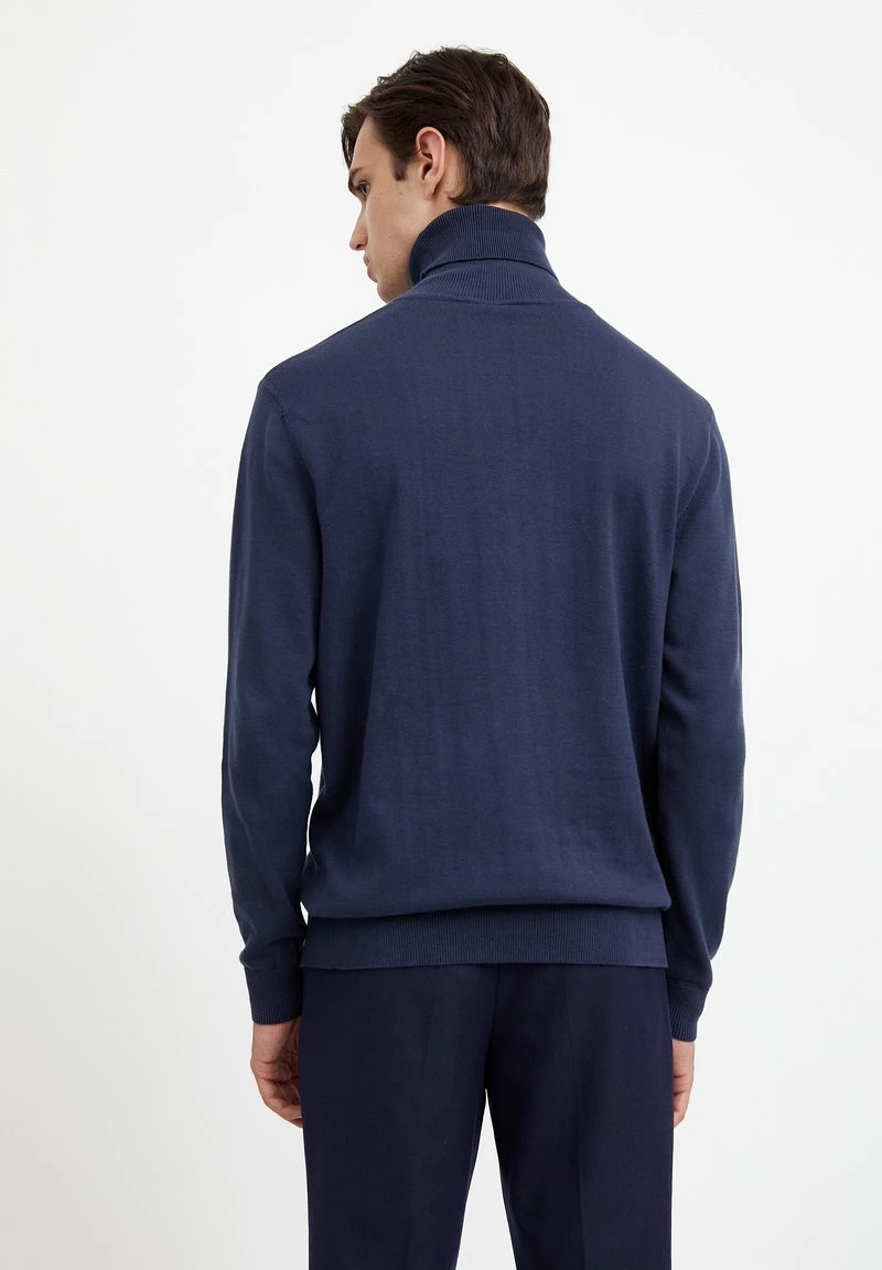 Finn Flare Herren Strickpullover - Dark Blue 5 Finn Flare Herren Strickpullover - Dark Blue – Bild 3