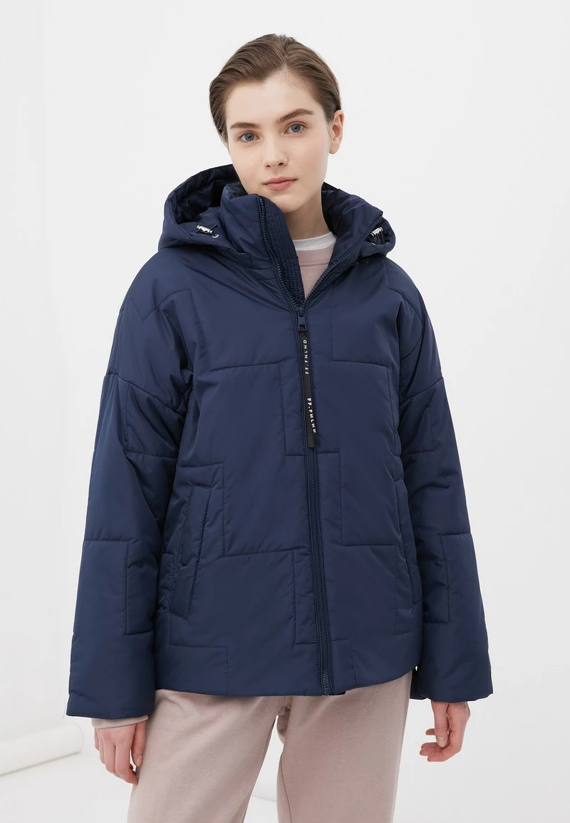 Finn Flare Damen Winterjacke - Dark Blue 3 Finn Flare Damen Winterjacke - Dark Blue