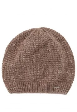 Finn Flare Damen Mütze - Dark Beige -Finn Flare Verkaufsladen a03852b1419d4ecca3df690511cc2bea